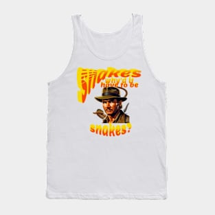 indiana jones with snakes Tank Top